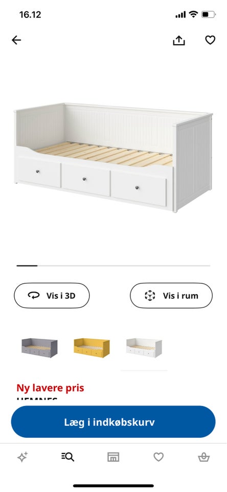 Sengeramme, Ikea, hemnes