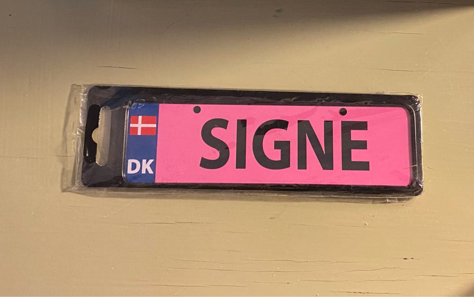 Andet legetøj Signe navneskilt  