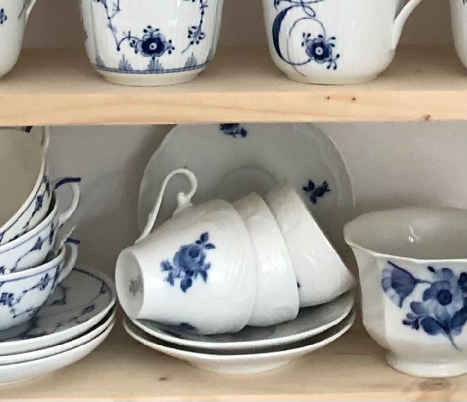 Porcelæn Blå blomst Kaffe kopper