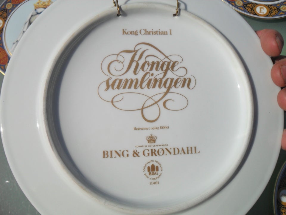 KONGESAMLINGEN PLATTER BG