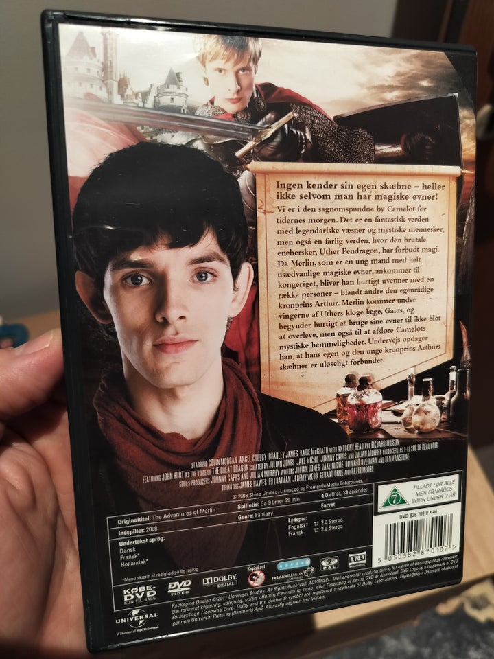 Merlin sæson 1, DVD, eventyr