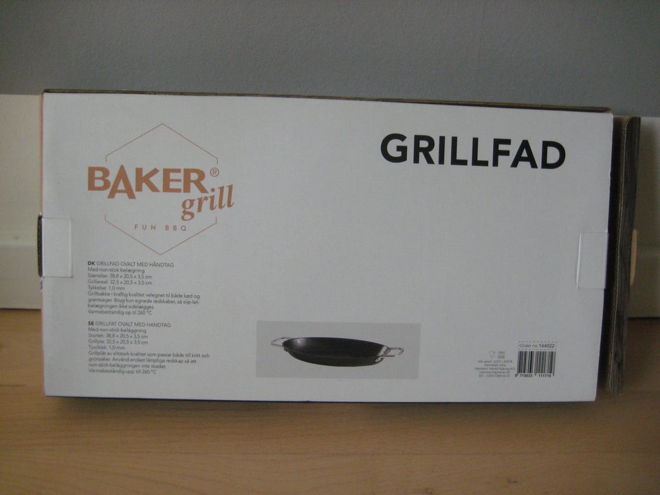 Andet, Grillfad, Baker grill