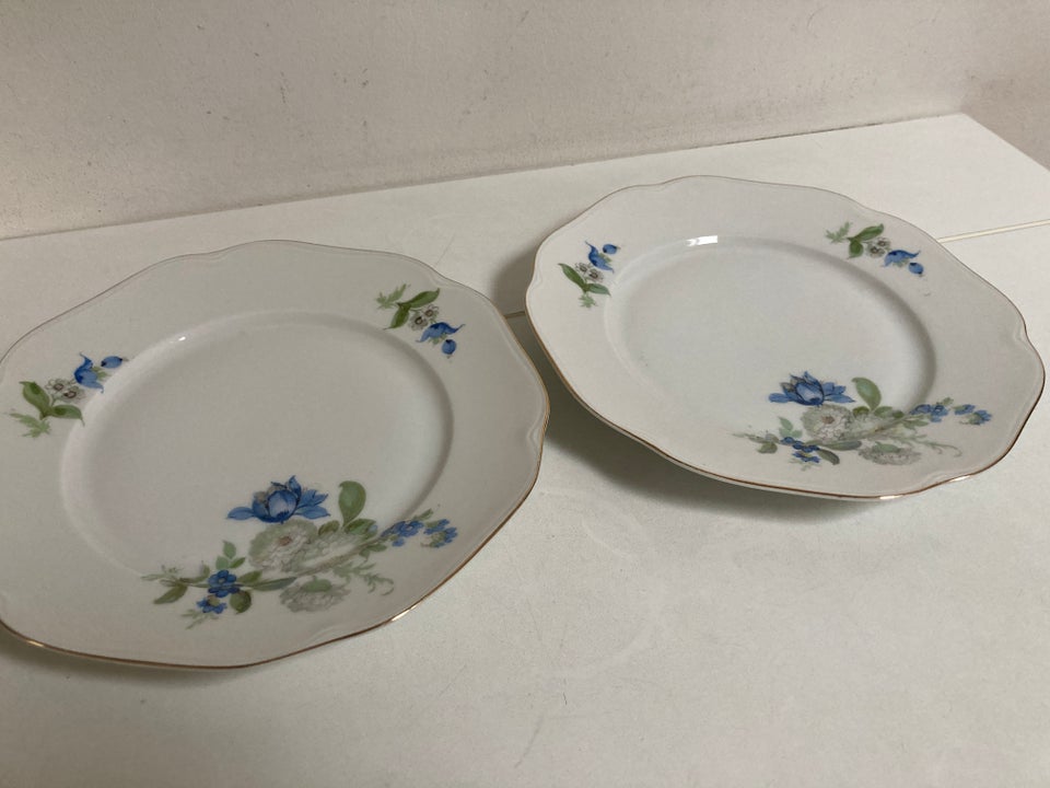 Porcelæn, Vintage tallerken med