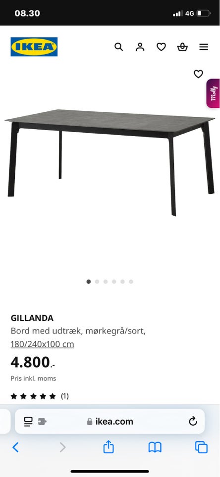 Spisebord, Ikea og Ilva