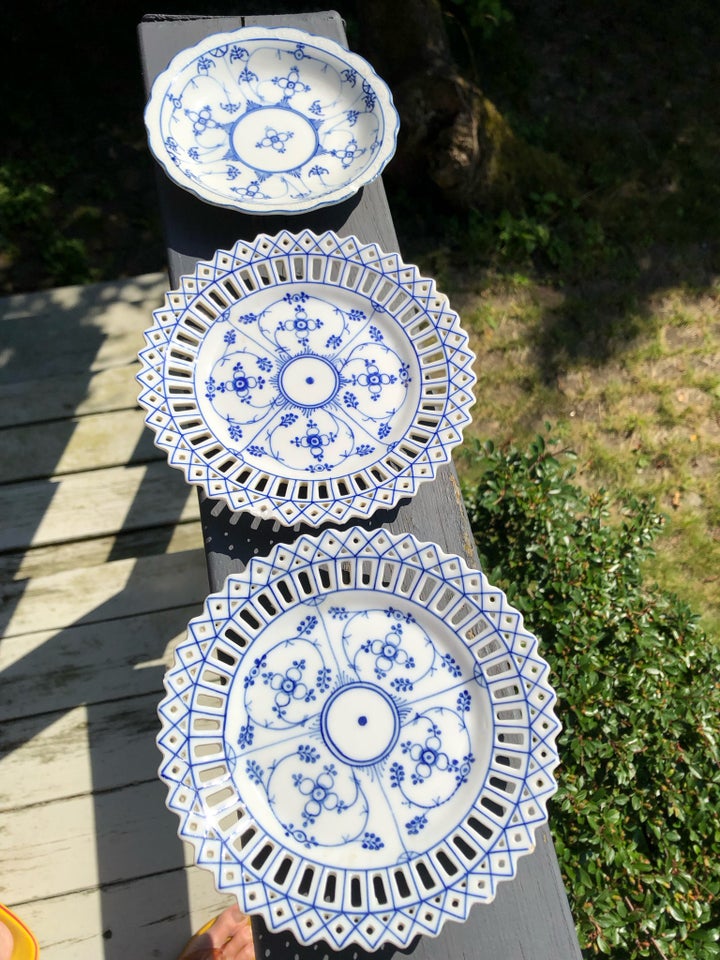 Smukt Muselmalet porcelæn 