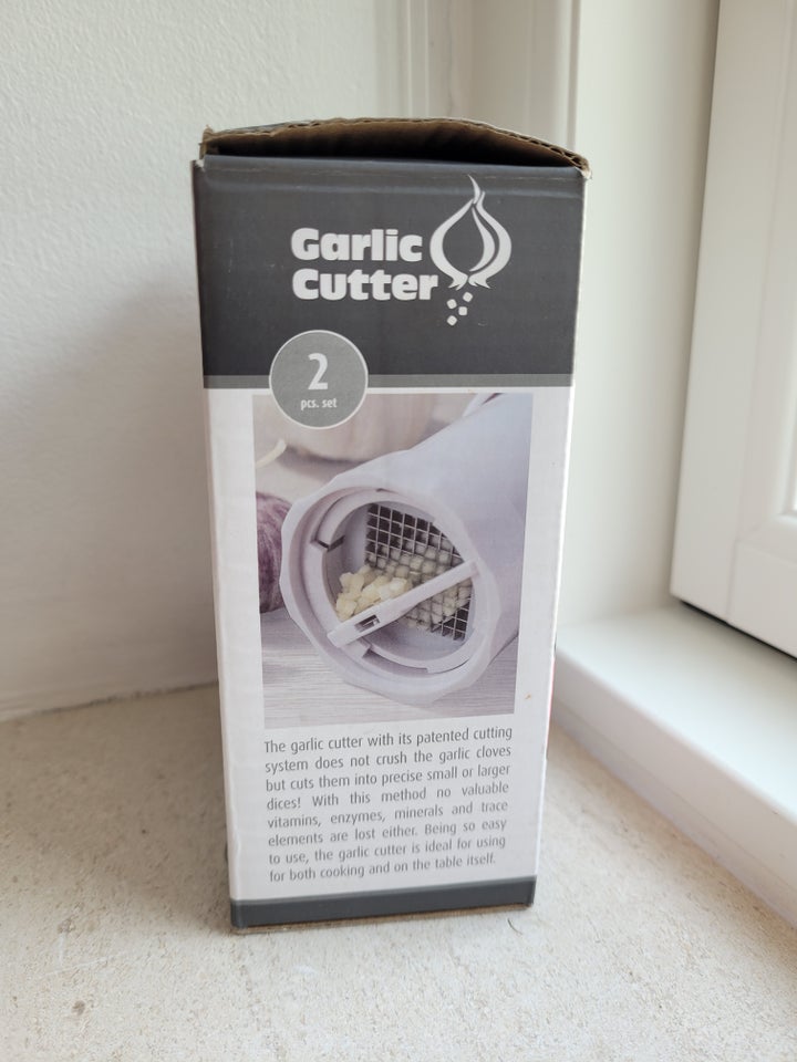 Hvidløg Cutter + Peeler Genius