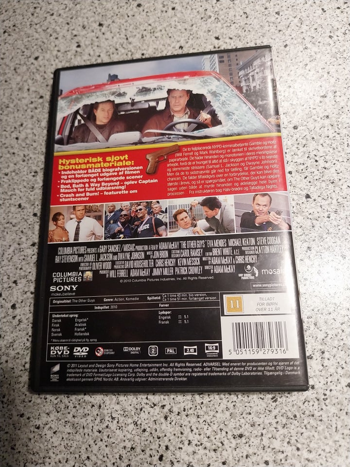 The Other Guys, DVD, action