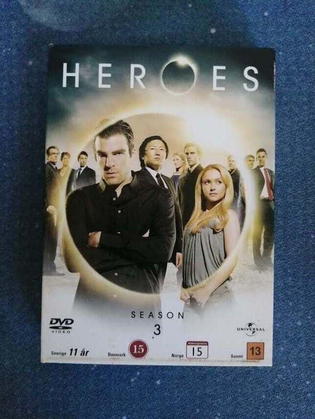 Heroes Sæson 3, DVD, TV-serier