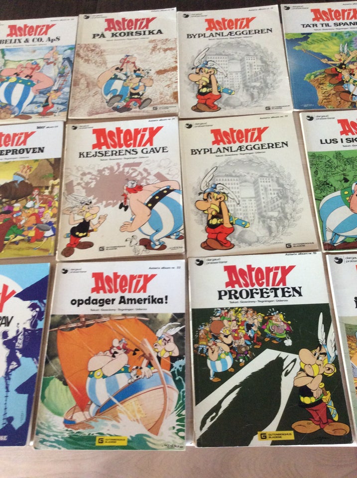 Asterix mellem nr 1- 28, Tegneserie