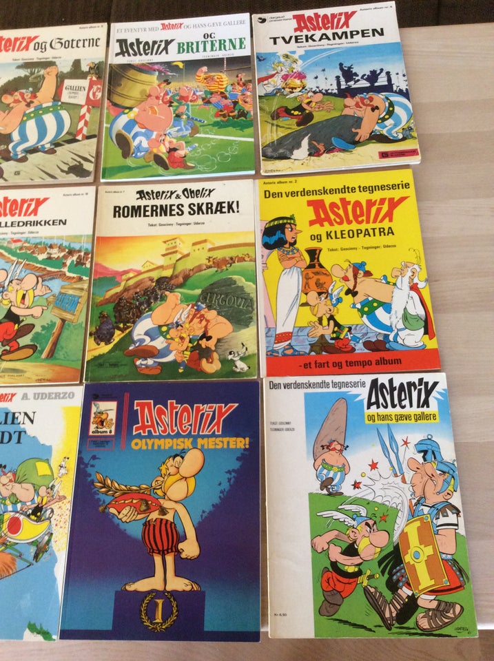 Asterix mellem nr 1- 28, Tegneserie