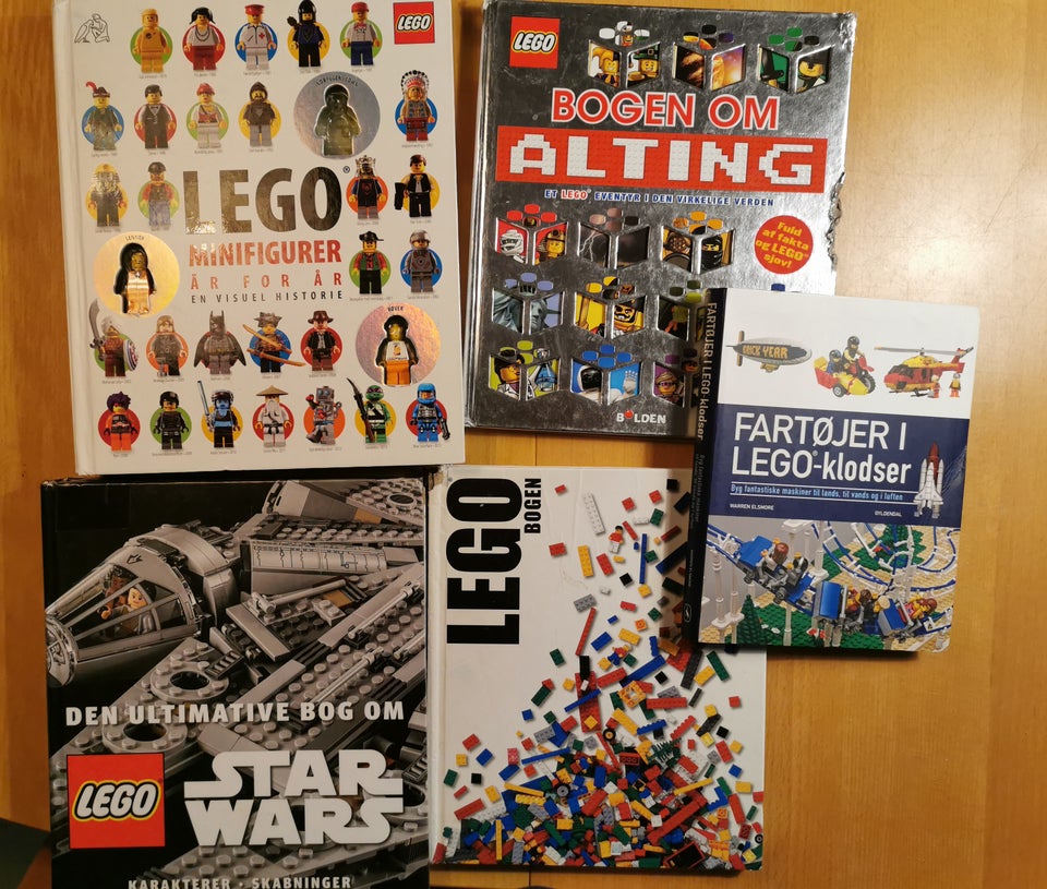 Lego-bøger, minifigurer, Lego