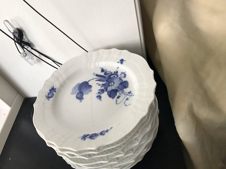 Porcelæn Tallerkner Blå blomst
