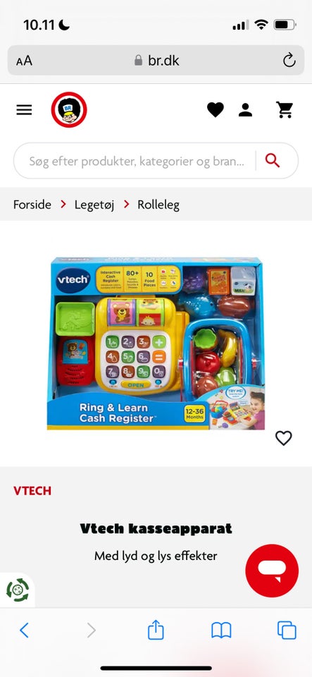 Butik, Kasseapparat , Vtech