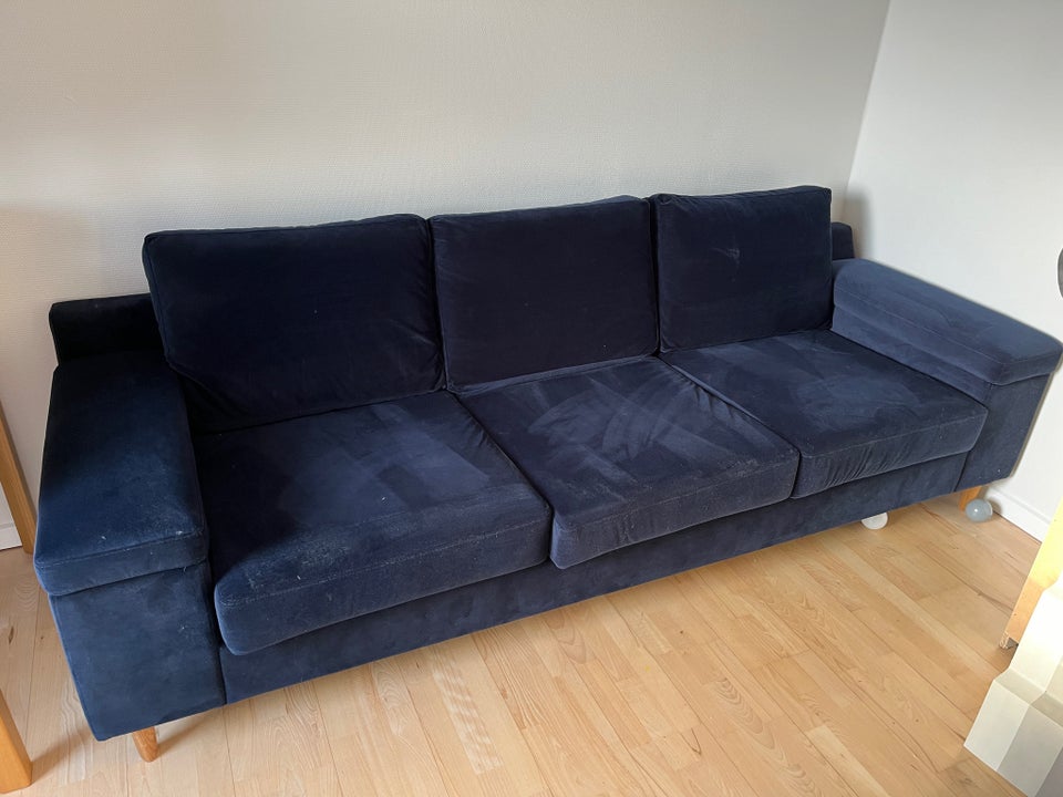 Sofa fløjl 3 pers