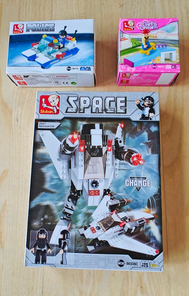 Lego Space, Police og girls dream,