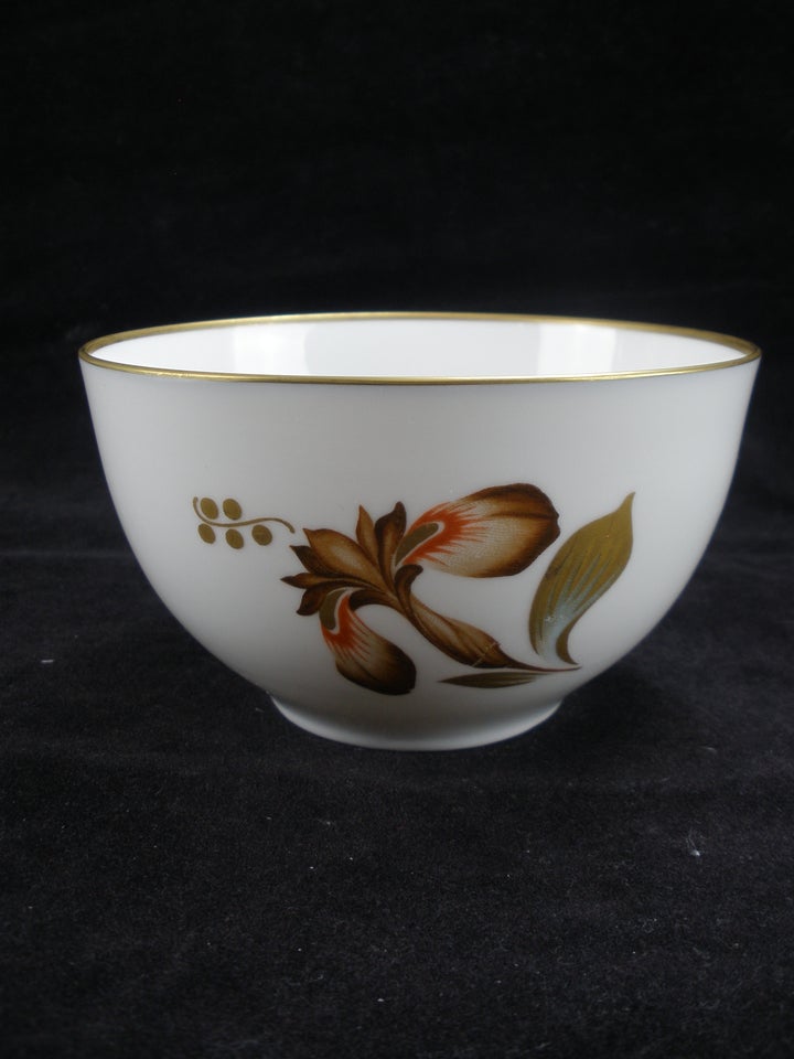 Porcelæn Brun Iris Skål 711/9090