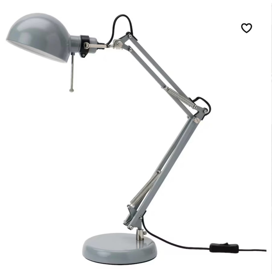 Skrivebordslampe, Ikea forså