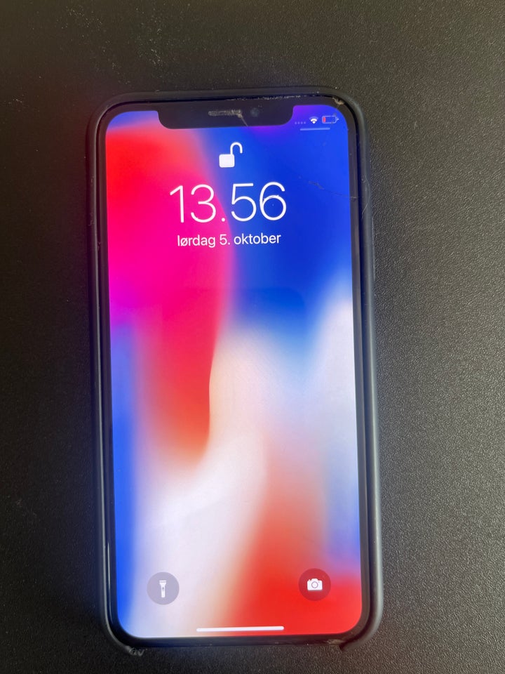 iPhone X, 64 GB, sort