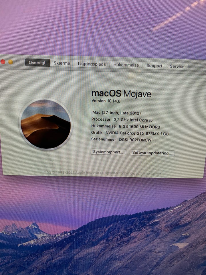 iMac, iMac 2012, 3,2 GHz