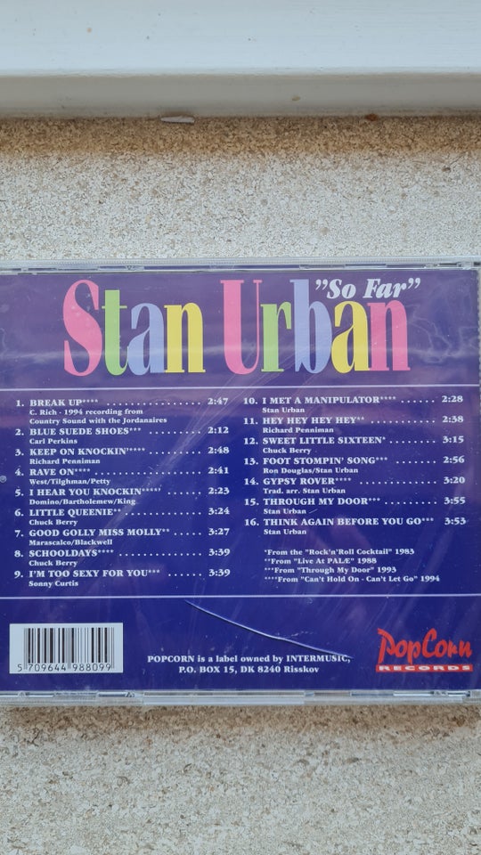 NY CD.STAN URBAN.: " SO FAR "., rock