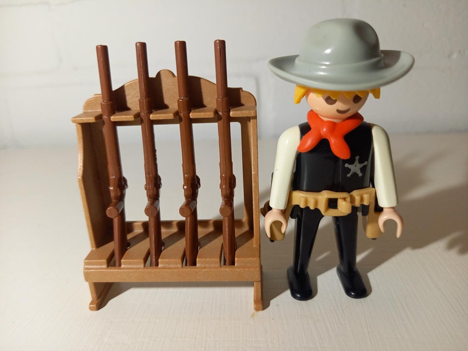 Playmobil Sherif med geværer mm