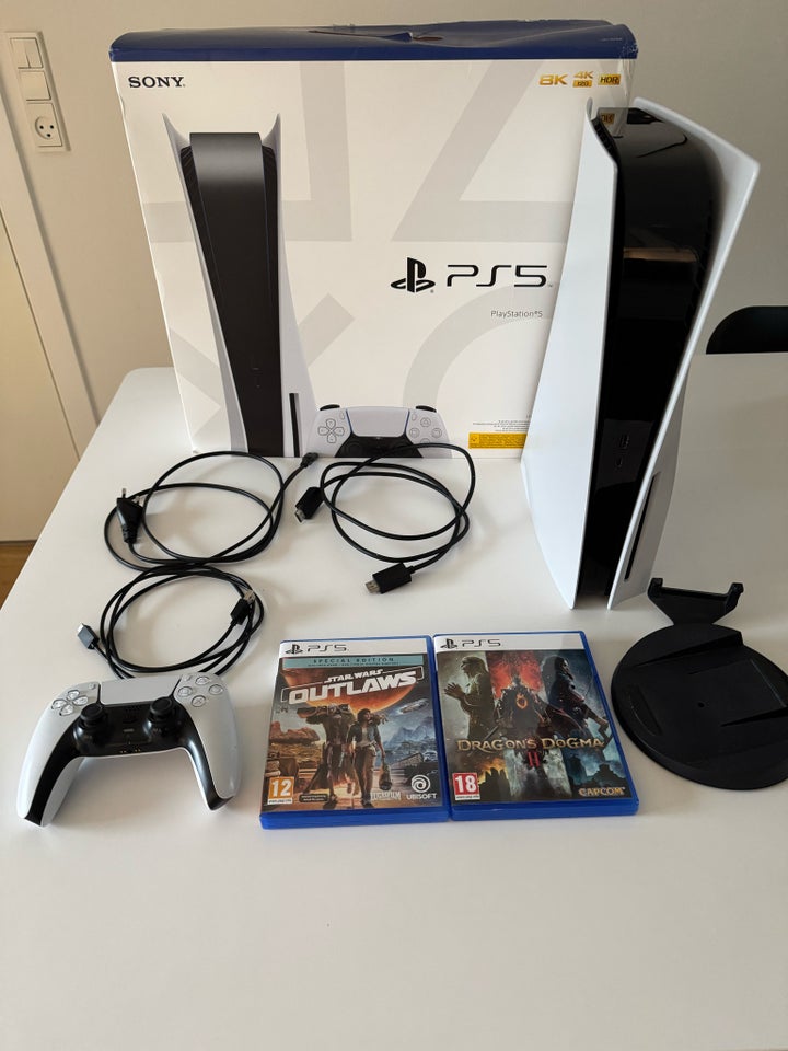 Playstation 5, PS5 med diskdrev,