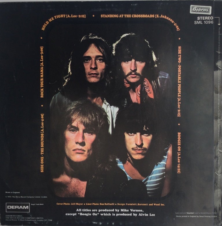 LP, Ten Years after, Alvin Lee 