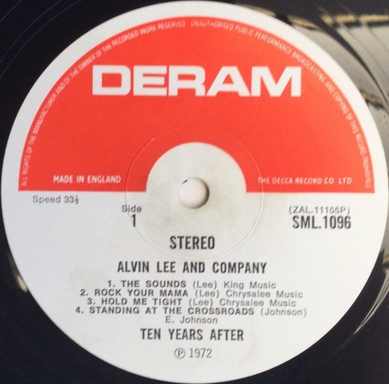 LP, Ten Years after, Alvin Lee 