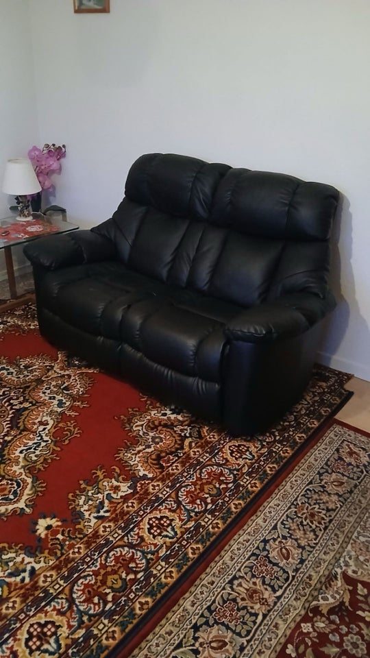 Sofa, læder, 2 pers.