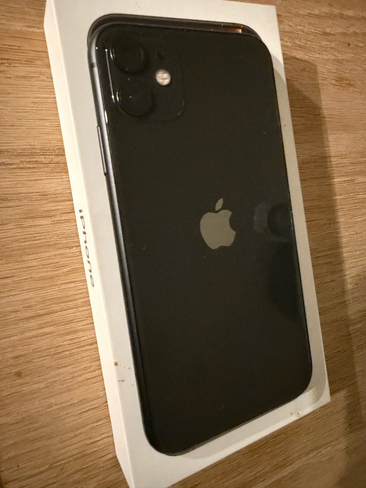 iPhone 11, 128 GB, sort