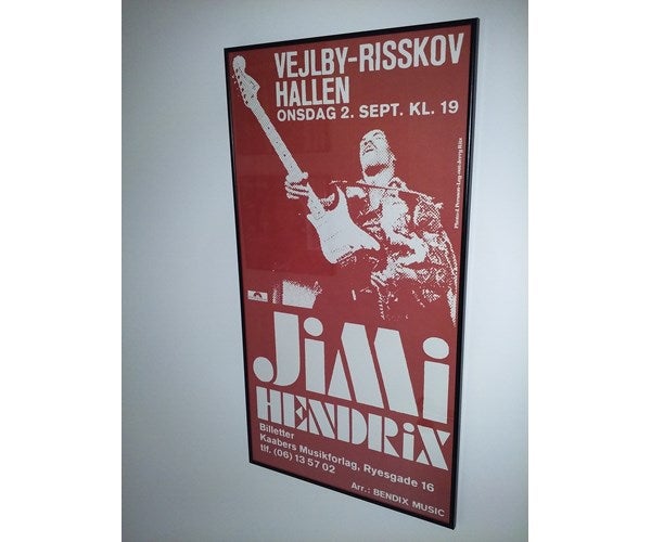 Koncertplakat Jimi Hendrix b: 32