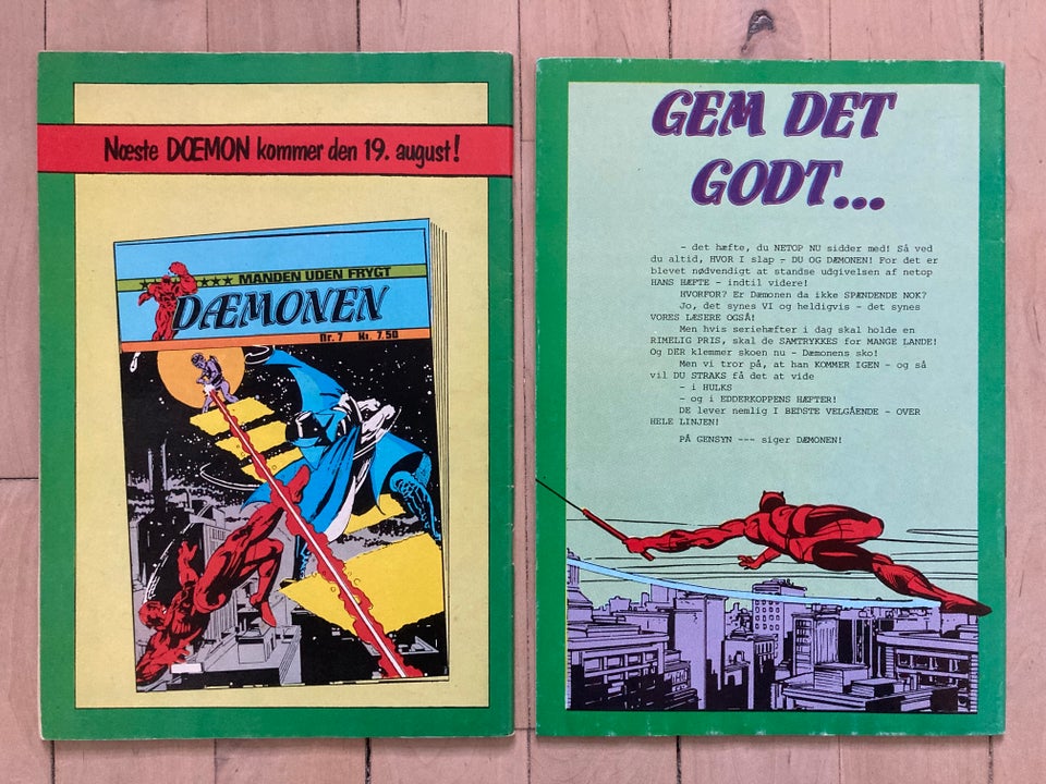 Dæmonen Nr. 6  11 (1982), Marvel,