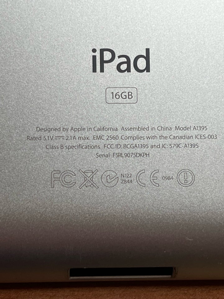 iPad 2 16 GB hvid