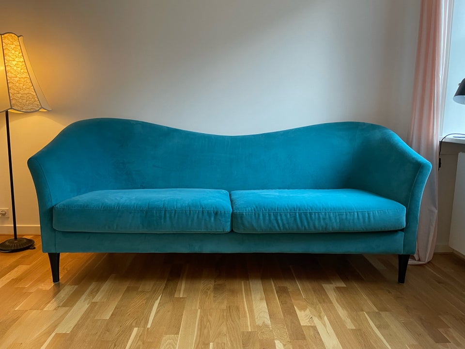 Sofa, velour, 3 pers.