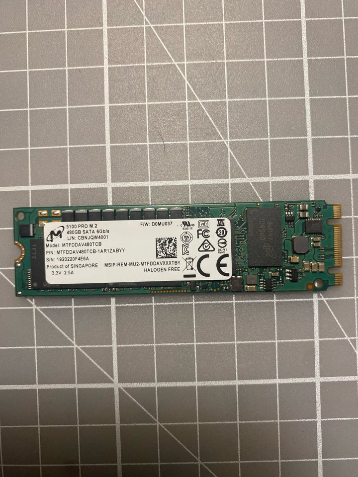 Micron 480 GB Perfekt