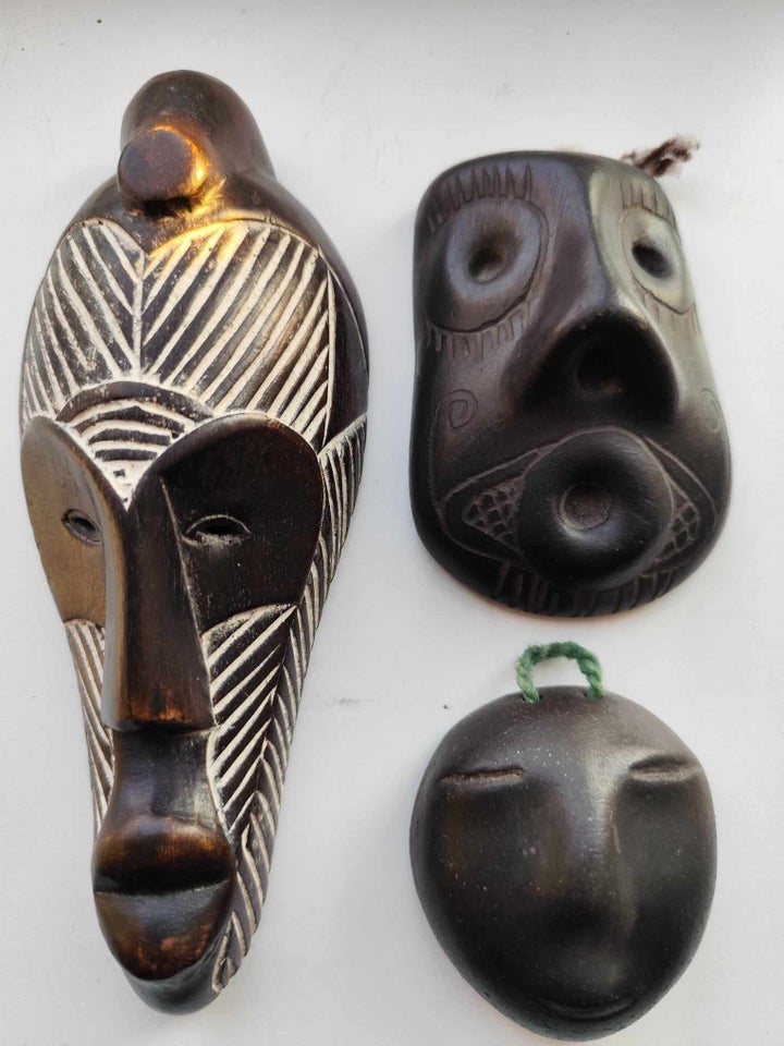 3 x afrikanske figurer