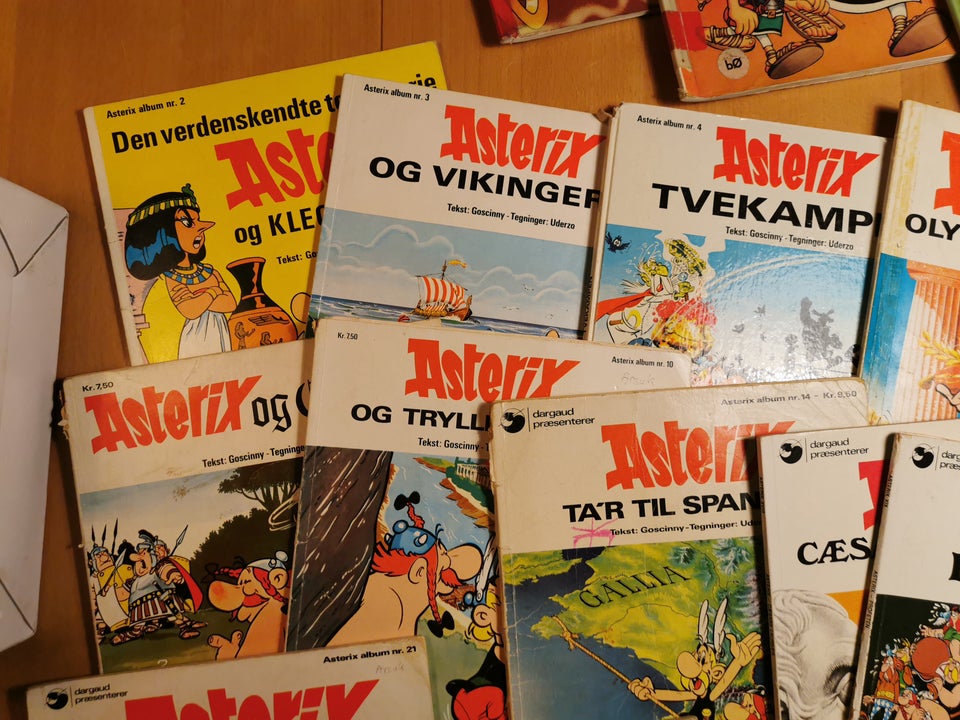 Asterix, Uderzo, Tegneserie