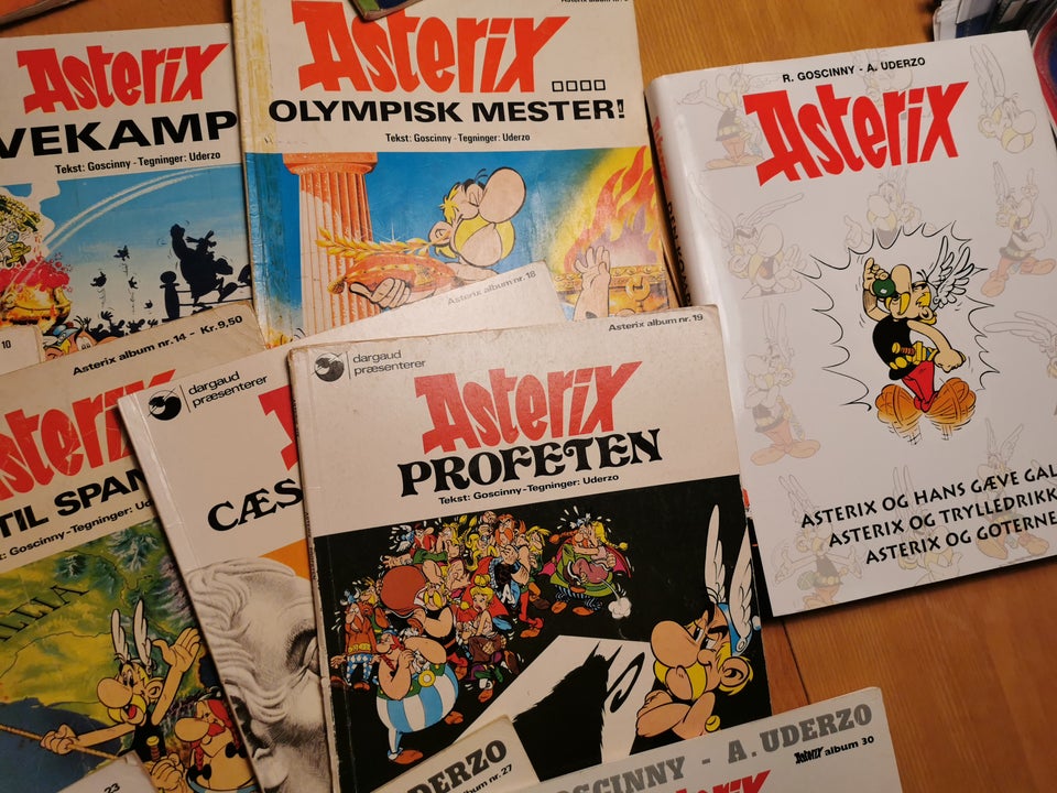 Asterix, Uderzo, Tegneserie