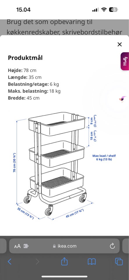 Rullebord IKEA