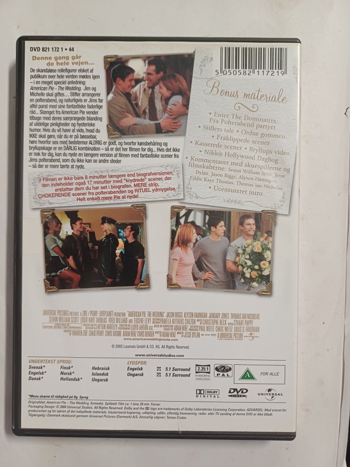 American Pie. The Wedding, DVD,