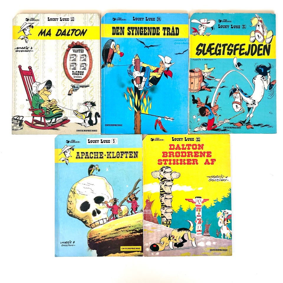 Tegneserier, Samling af Lucky Luke