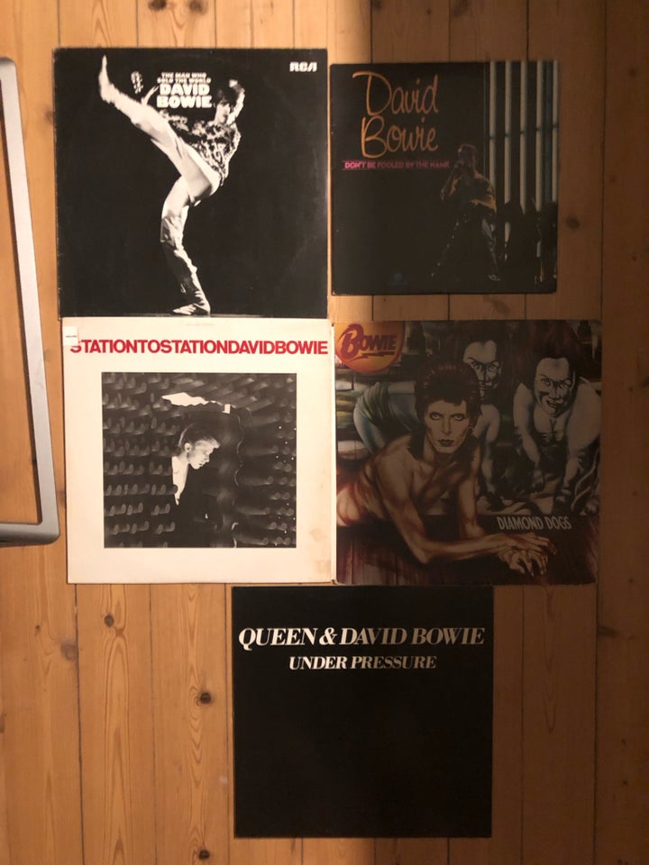 LP, David Bowie lot, 5stk