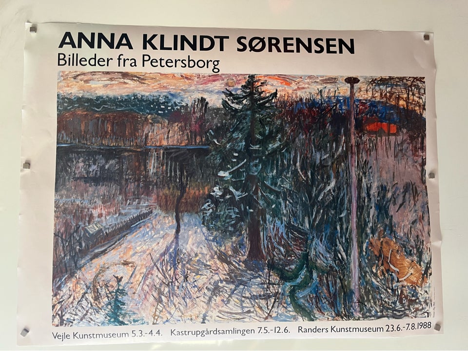 Kunstplakat , Anna Klindt 1988,