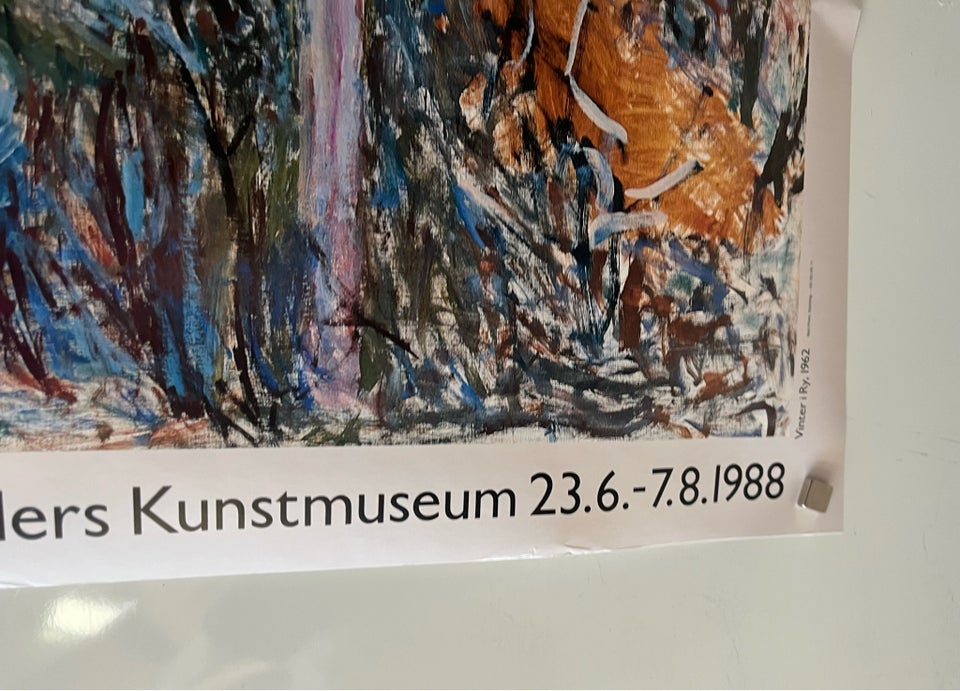 Kunstplakat , Anna Klindt 1988,