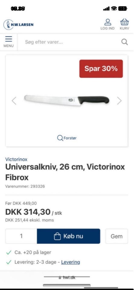 Brødknive victorianox,