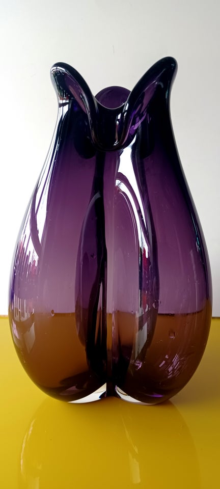 Glas, Per Lütken Amorfe vase 1955,