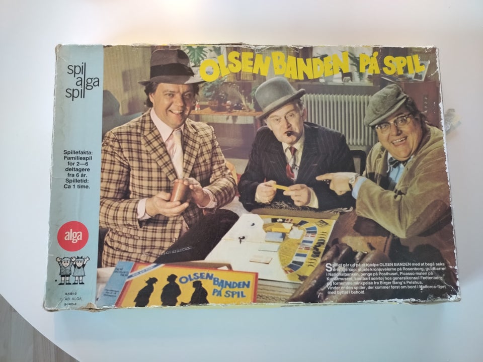 Olsen Banden på spil, familiespil,