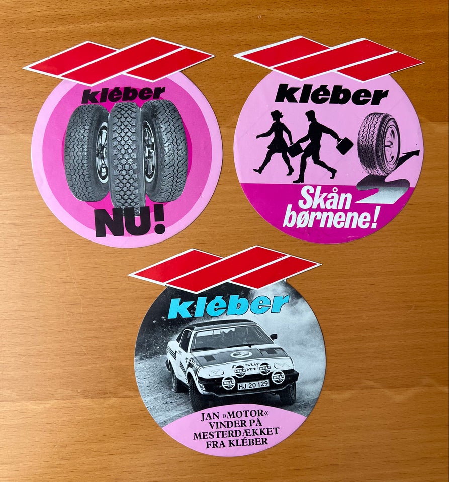 Klistermærker Kléber