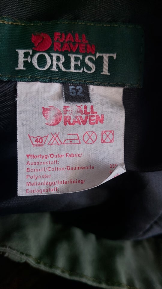 Bukser, Fjallraven, str. 52