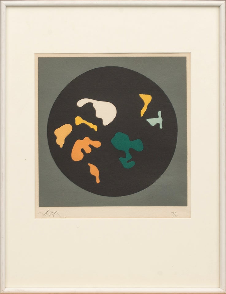 Træsnit Jean Hans Arp 1886-1966